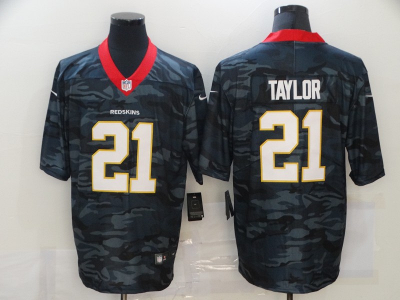 Men's Washington Football Team #21 Sean Taylor 2020 Camo Salute To Service Limited Stitched NFL Jersey